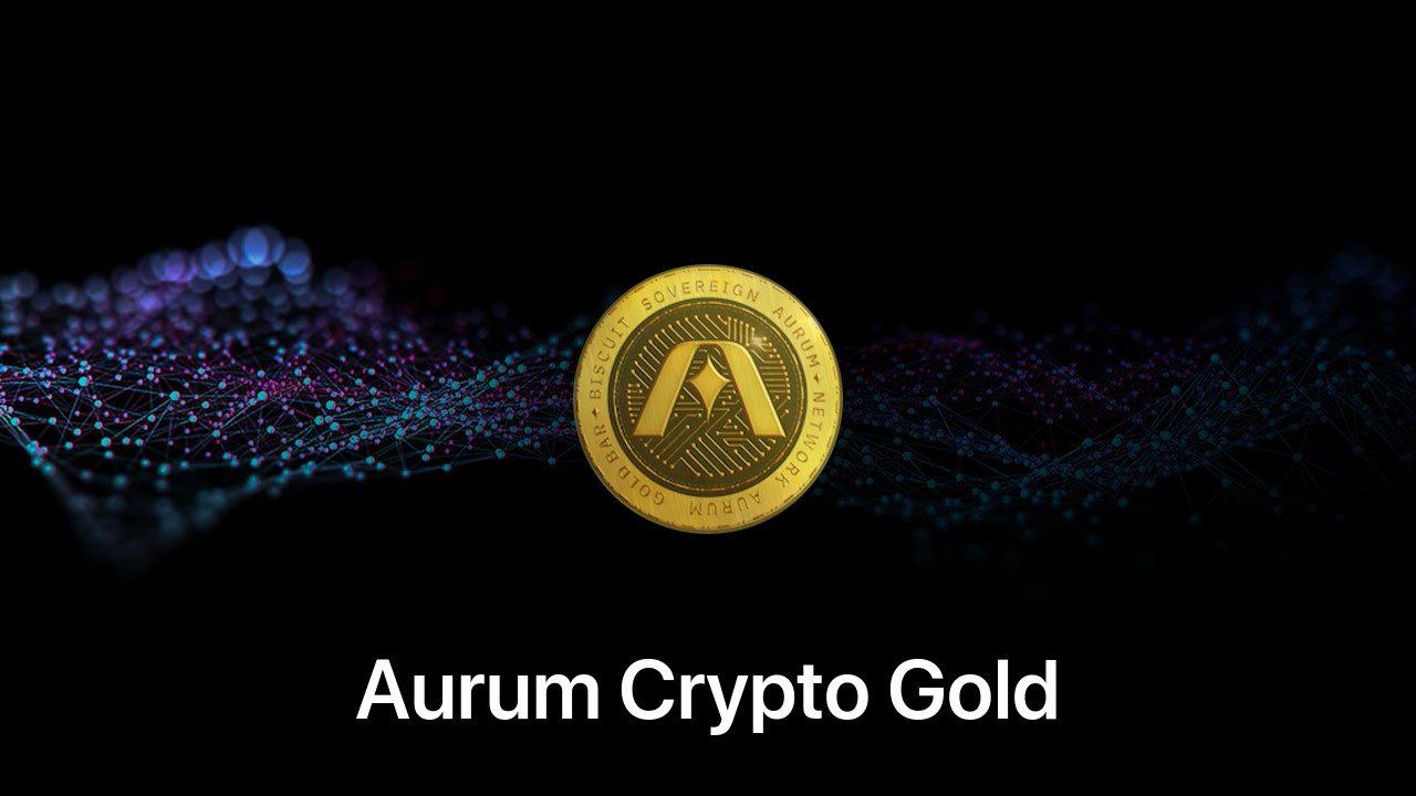 Where to buy Aurum Crypto Gold coin