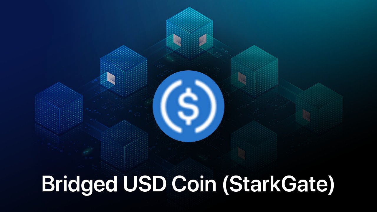 Where to buy Bridged USD Coin (StarkGate) coin