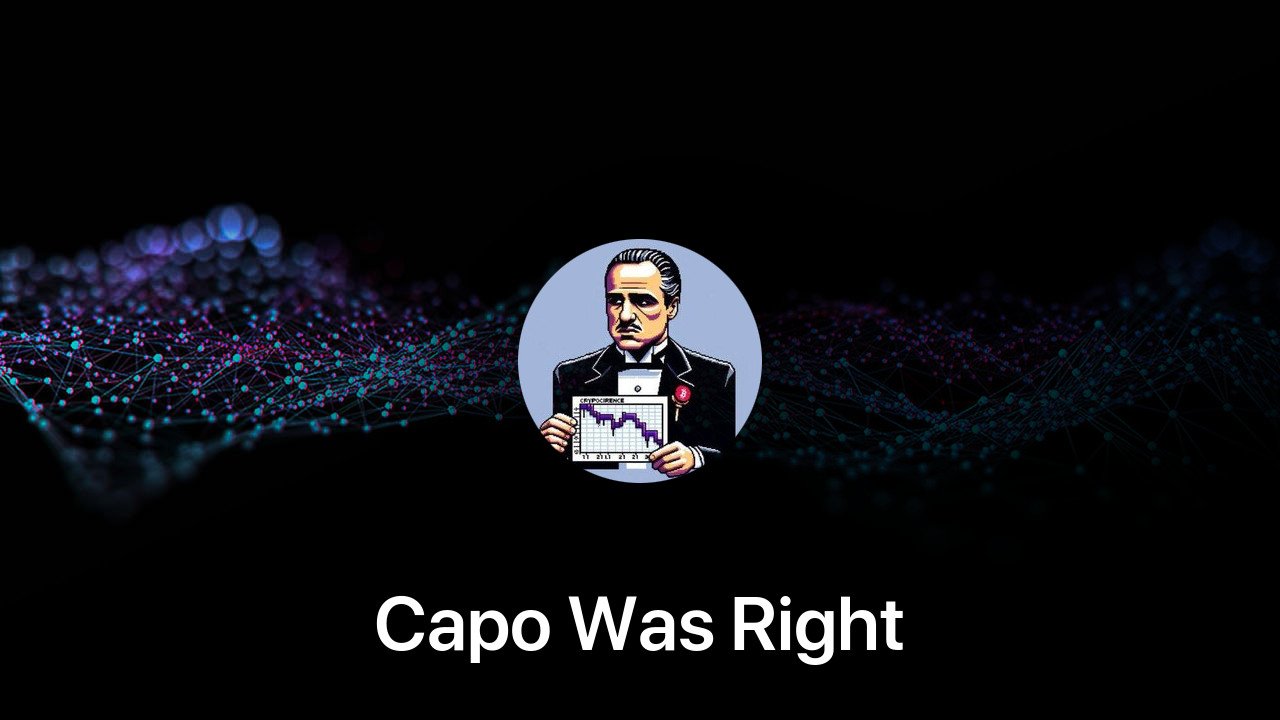 Where to buy Capo Was Right coin