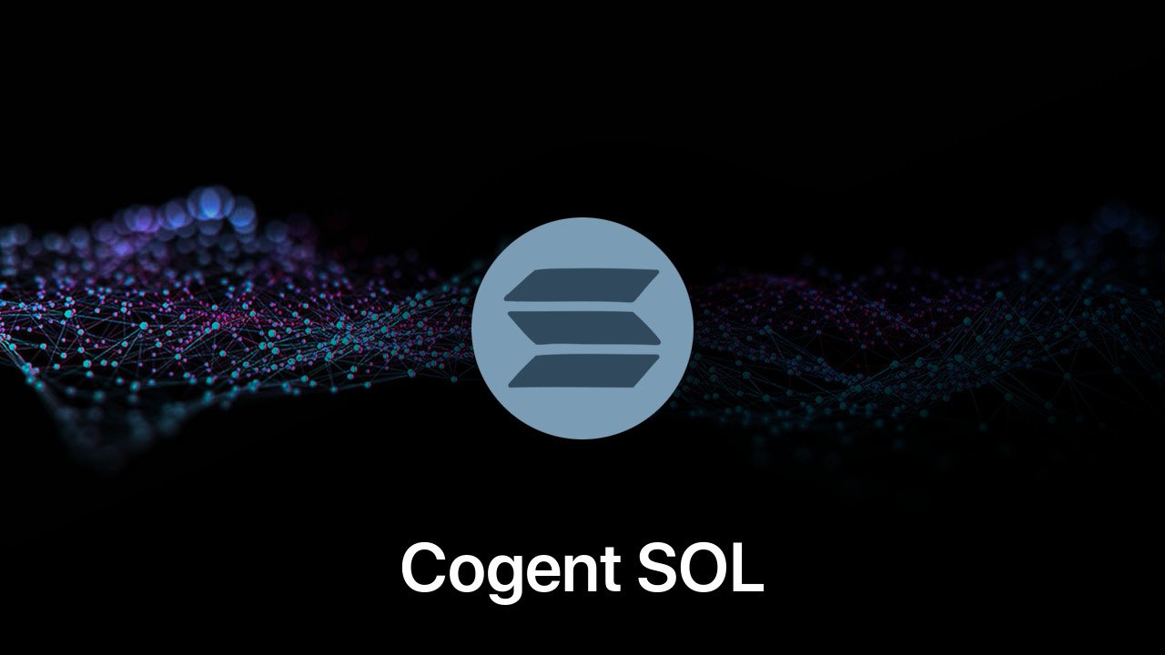 Where to buy Cogent SOL coin