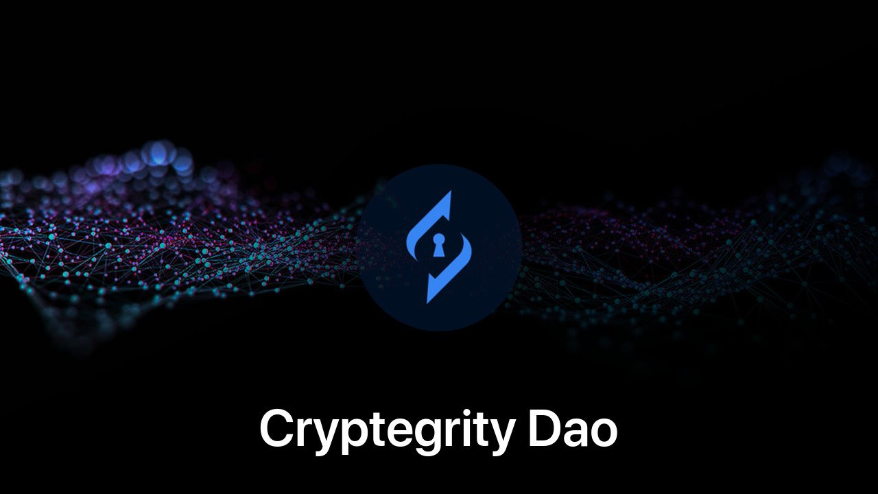 Where to buy Cryptegrity Dao coin