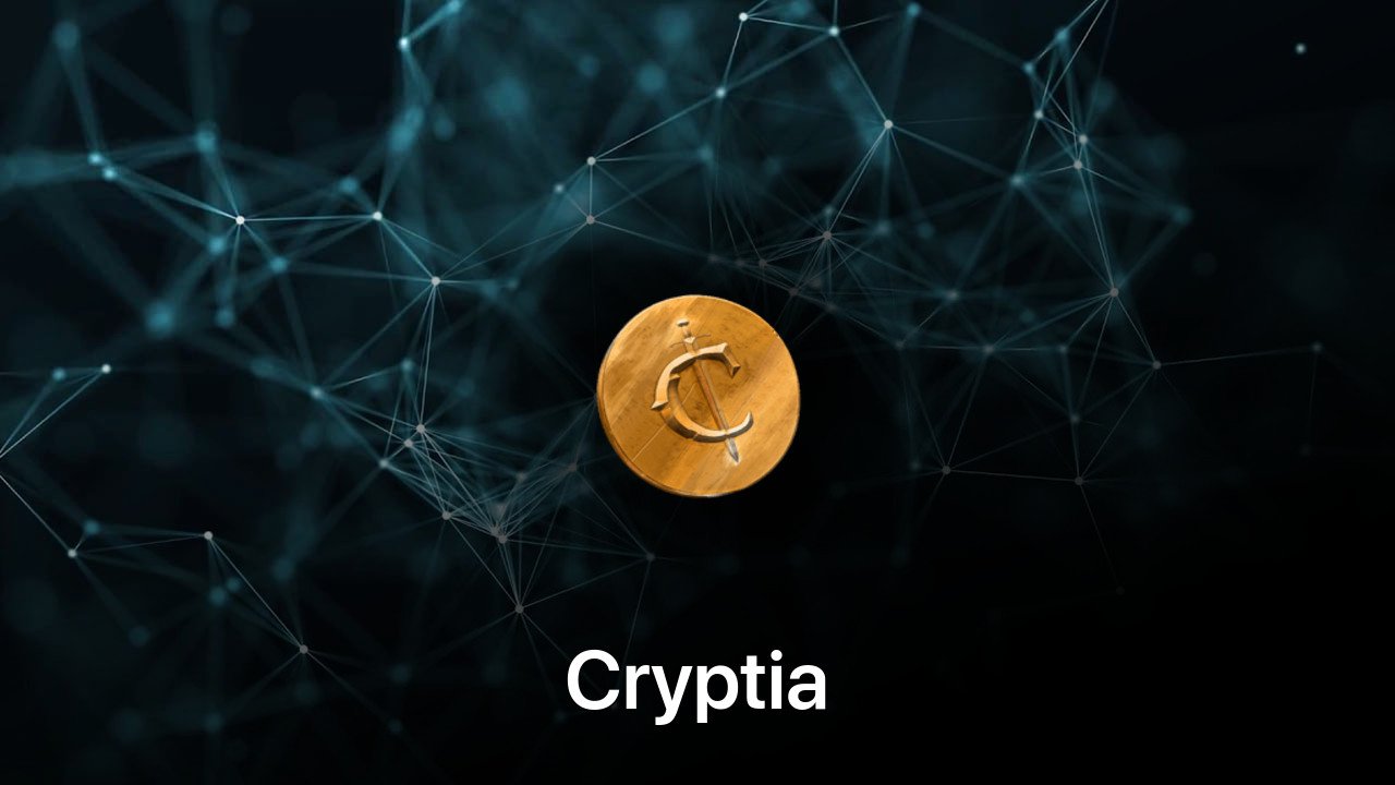 Where to buy Cryptia coin