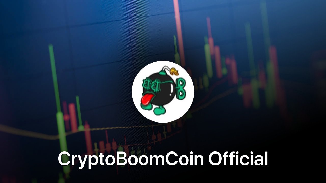 Where to buy CryptoBoomCoin Official coin