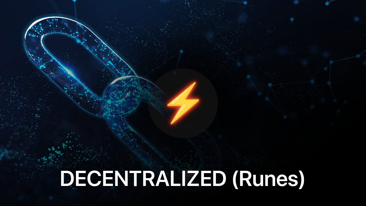 Where to buy DECENTRALIZED (Runes) coin