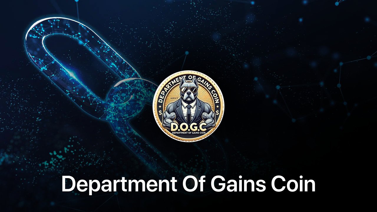 Where to buy Department Of Gains Coin coin