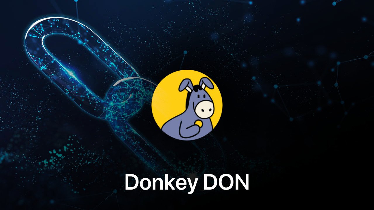 Where to buy Donkey DON coin