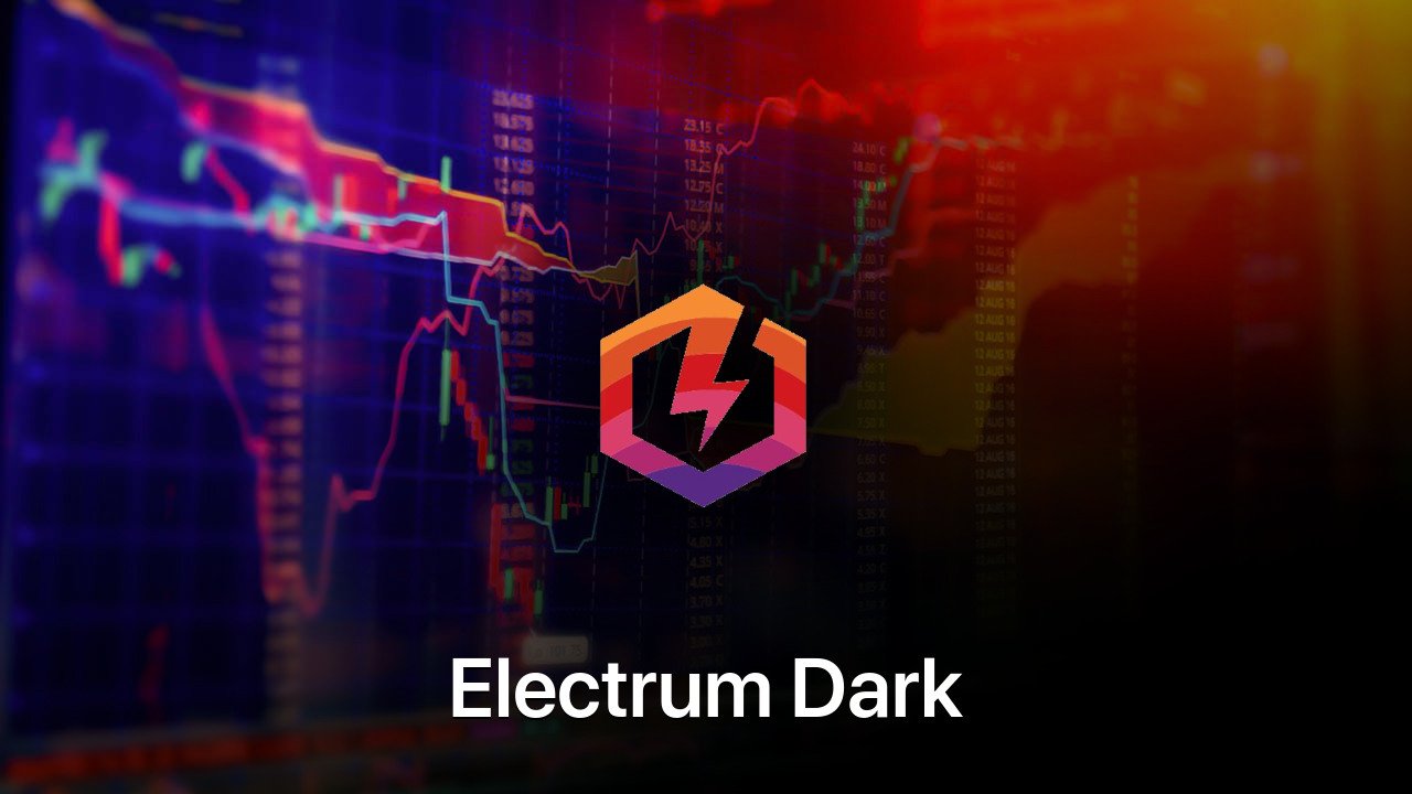 Where to buy Electrum Dark coin