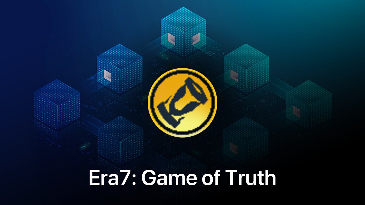 Where to buy Era7: Game of Truth coin