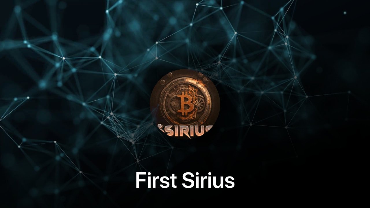 Where to buy First Sirius coin