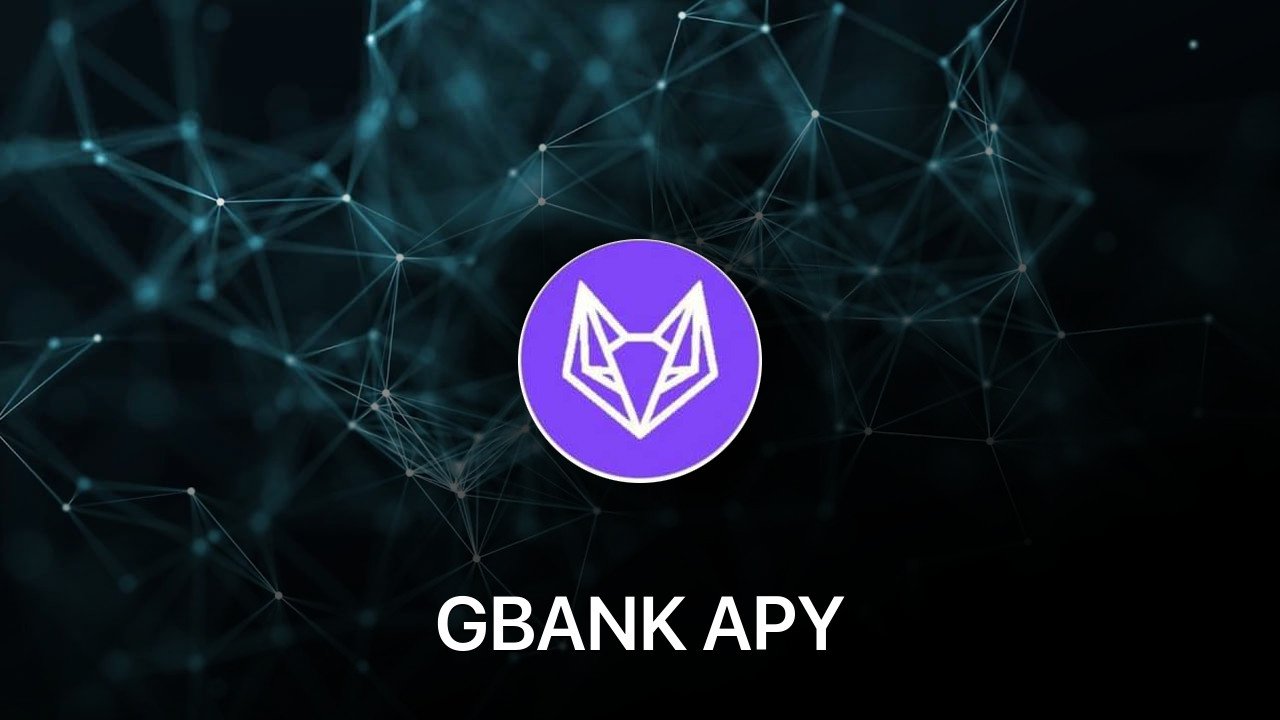 Where to buy GBANK APY coin