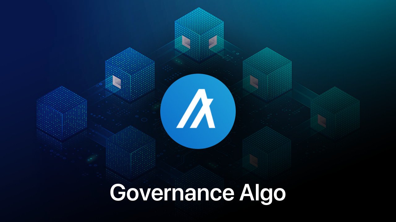 Where to buy Governance Algo coin