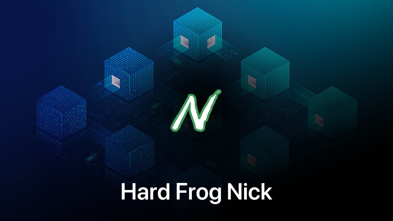 Where to buy Hard Frog Nick coin