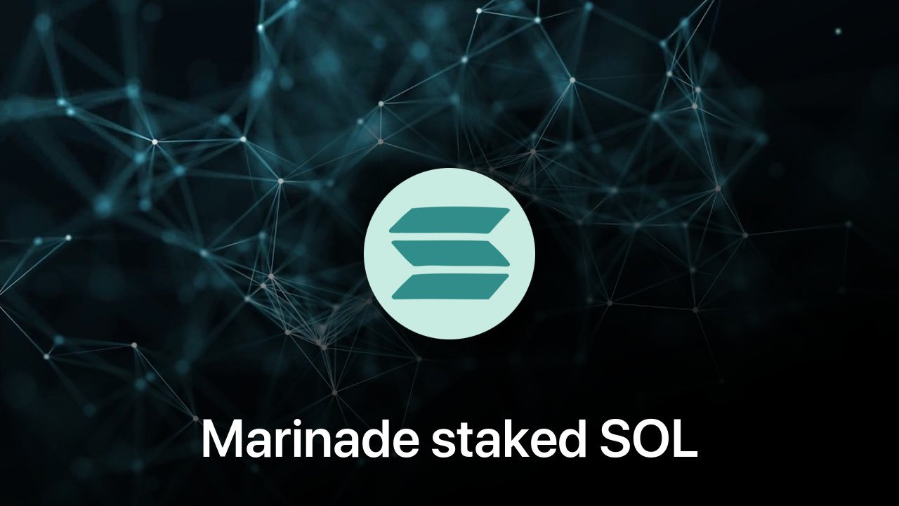 Where to buy Marinade staked SOL coin