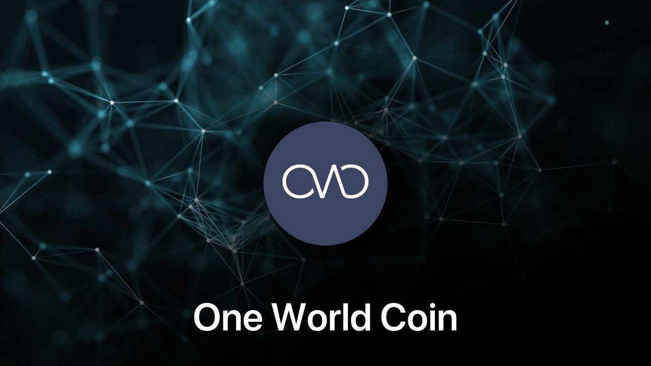 Where to buy One World Coin coin