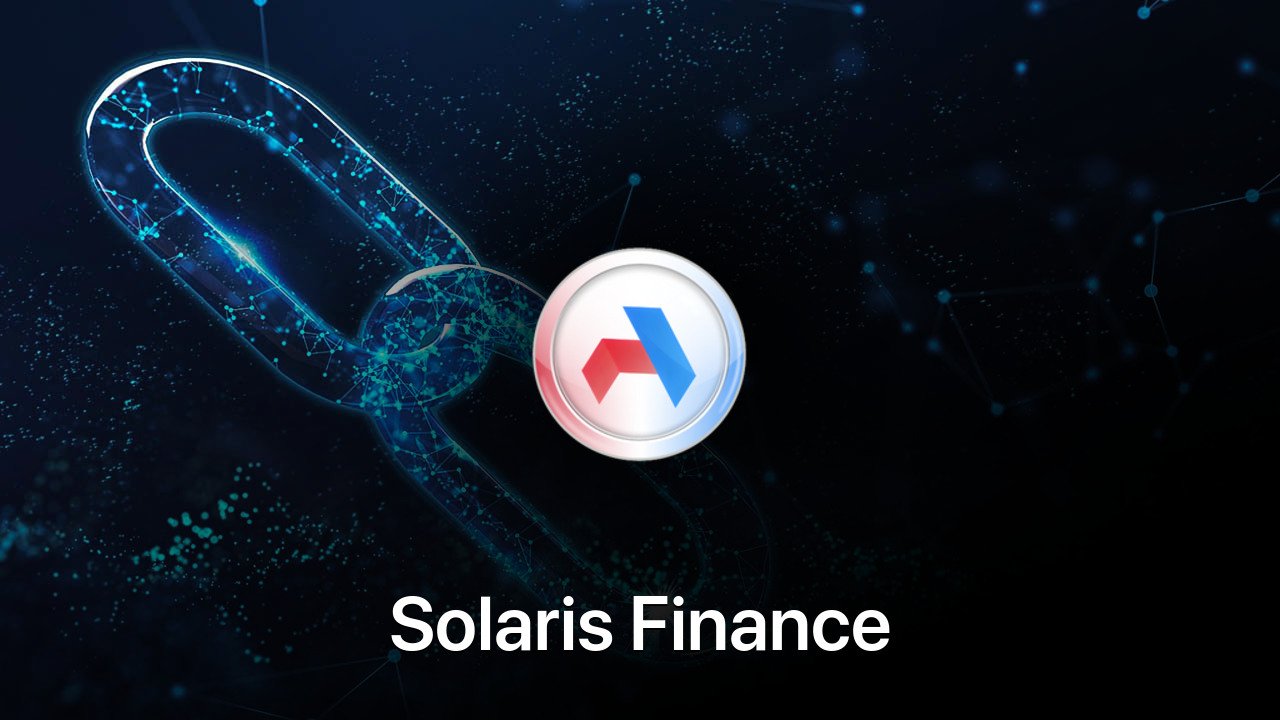 Where to buy Solaris Finance coin