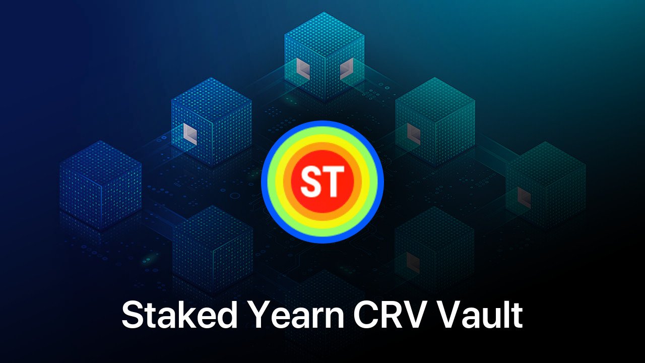 Where to buy Staked Yearn CRV Vault coin
