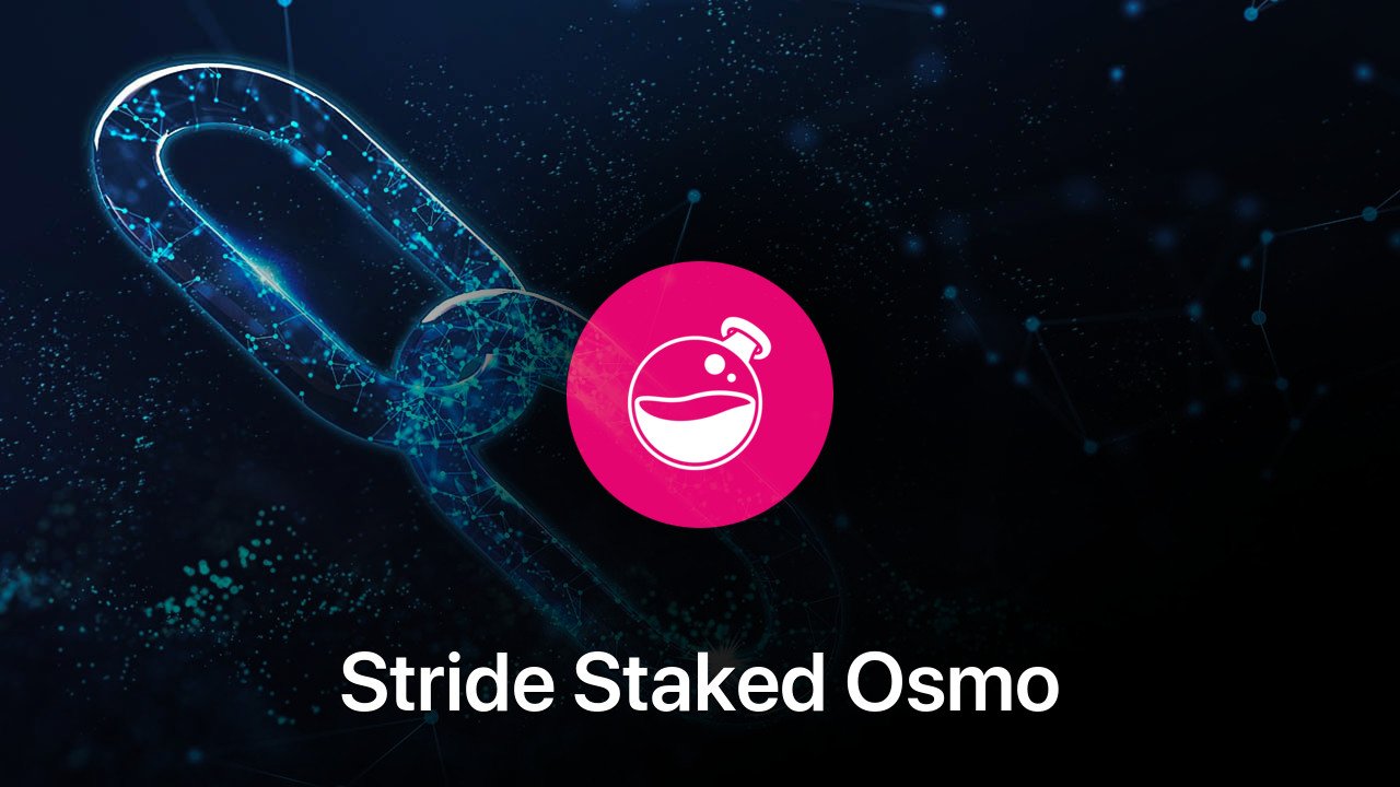 Where to buy Stride Staked Osmo coin